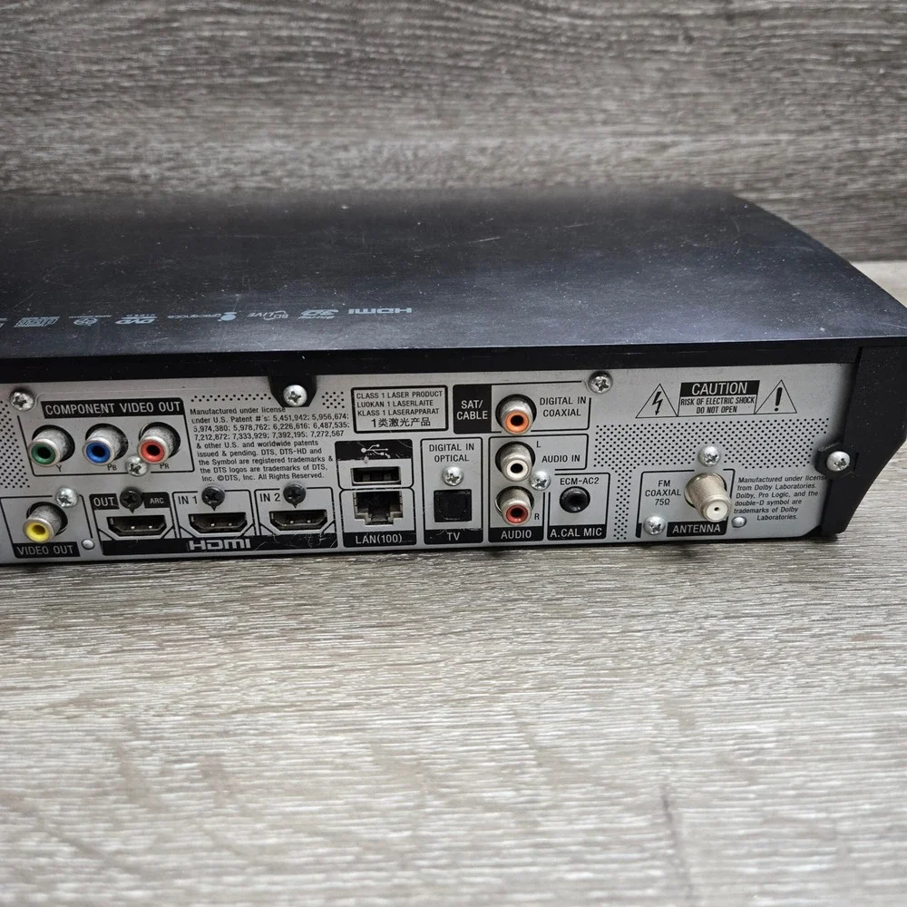 Sony HBD-E580 Blu-ray DVD Home Theatre System Receiver Black HDMI USB Tested